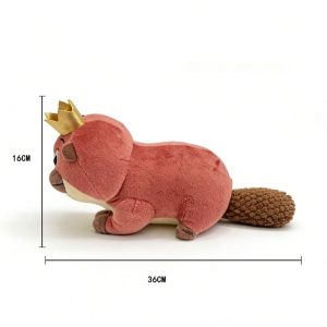 Prone Crown Beaver Plush